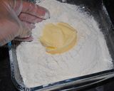A picture of step 5 of Peach cookies.