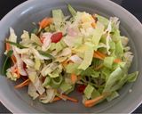 A picture of step 2 of Leftover Christmas Thai spicy salad 🥗.