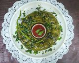 A picture of step 12 of Healthy Palak Besan Dhokla.