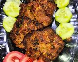 A picture of step 11 of Kachay Gosht ke Kabab.