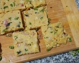 A picture of step 7 of Potato squares.