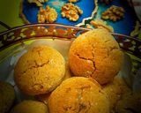 A picture of step 6 of WALNUT, WHOLE WHEAT AND SEMOLINA BAKED COOKIES.