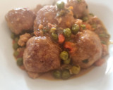 Foto del paso 8 de la receta: Albóndigas de ternera a la jardinera
