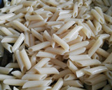 Foto del paso 7 de la receta: Macarrones con setas y salsa de espirulina