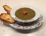 A picture of step 4 of Pea Dal (Yellow Split Peas) with Garden Herbs.