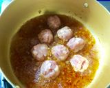Hình bước làm 5 của món Thịt viên rim mặn ngọt