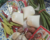 Foto langkah ke 1 dari resep Tumis kacang panjang putih telor saos tiram.