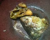 ইলিশ মাছের মাথা দিয়ে কচুশাক (illish macher matha diye kochu shaak recipe in Bengali) রেসিপি ধাপ - 3 ছবি