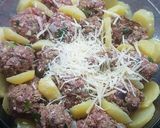 Foto del paso 4 de la receta: Albóndigas con papas gratinadas