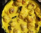 A picture of step 2 of Kadhi chawal.