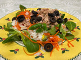 Ensalada de arroz con atún