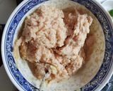 Hình bước làm 1 của món Canh gà viên với nấm kim châm
