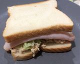 Foto del paso 3 de la receta: Sándwich con huevo y pavo