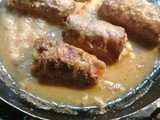 Milanesitas envueltas a la Birra