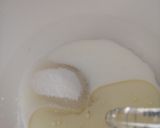 A picture of step 1 of Chocolate Almond cupcakes.