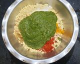 A picture of step 4 of Patra (Alu Vadi).