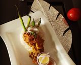 A picture of step 5 of Chingudi prawn Ghanta.