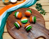 A picture of step 5 of Tricolor mini Idli - kids favorite - Tiffin Recipe.