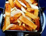 Hình bước làm 4 của món Chả cá chiên nước mắm