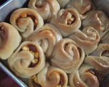Foto langkah ke 14 dari resep Roti lembut tanpa telur hanya diulen 5 menit saja (pizza roll).