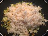 Arroz basmati con bacalao