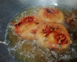A picture of step 7 of Stuffed Potato Fritters Chaat.