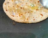 A picture of step 3 of Paneer Paratha.