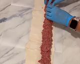 A picture of step 5 of Boerewors sausage roll.