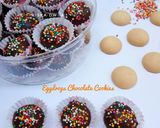 Foto langkah ke 5 dari resep #29.Eggdrops Chocolate Cookies #SeninSemangat.