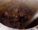A picture of step 2 of Kashmiri rogan josh.