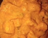A picture of step 2 of Shahi paneer.