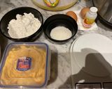 Foto langkah ke 1 dari resep Cheddar Cream butter cake dengan airfryer - trial 1.