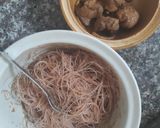 รูปขั้นตอนการทำที่ 1 ของ หมี่ข้าวกล้องผัดฮังเลแห้ง #leftover #upcycle No.6