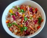 A picture of step 4 of Quinoa Salad.
