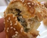 A picture of step 7 of Greek style cheese puffs (kourou).