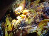 Grill chicken with potatoes