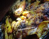 A picture of step 3 of Grill chicken with potatoes.