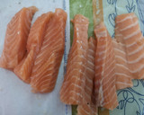 Foto del paso 2 de la receta: Salmón teriyaki con puerro