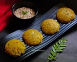 A picture of step 5 of Rava Idli.