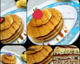 A picture of step 5 of Eggless pancake.