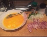 Foto del paso 1 de la receta: Revoltillo de huevos y jamón 