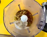 Libanoni házi hummusz recept fázis 2 fotója