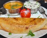 A picture of step 18 of Paneer Masala Dosa.