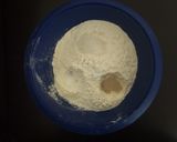 A picture of step 2 of Eggless Donuts.