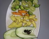 A picture of step 2 of Turmeric and ginger drink.