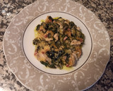 Foto del paso 7 de la receta: Muslos de pollo con espinacas y queso