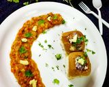 A picture of step 9 of Sabji stuffed baked cheesepav.