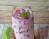Foto langkah ke 3 dari resep Es Buah Naga Jelly.