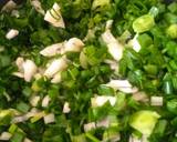 Spring onion with sprouts recipe step 2 photo