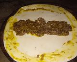 A picture of step 2 of Keema bread.
